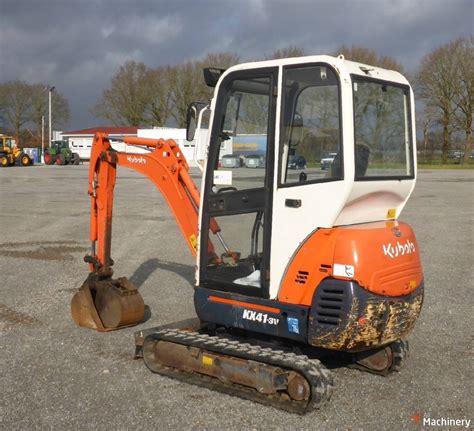 kubota kx41 3v mini excavator|kubota kx41 3v specs.